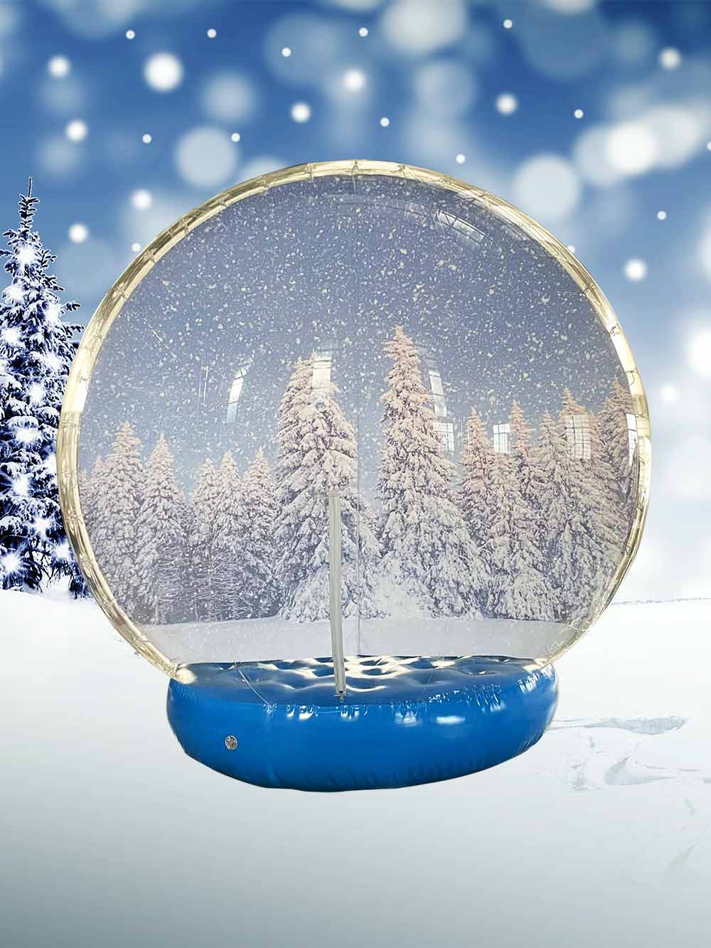 Best Giant Inflatable Snow Globe with Artificial Snowflakes