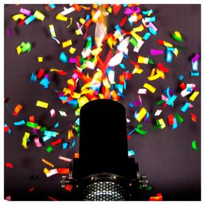 2X Confetti Cannon for Party Events, Club Dancefloors, & Stage Effect